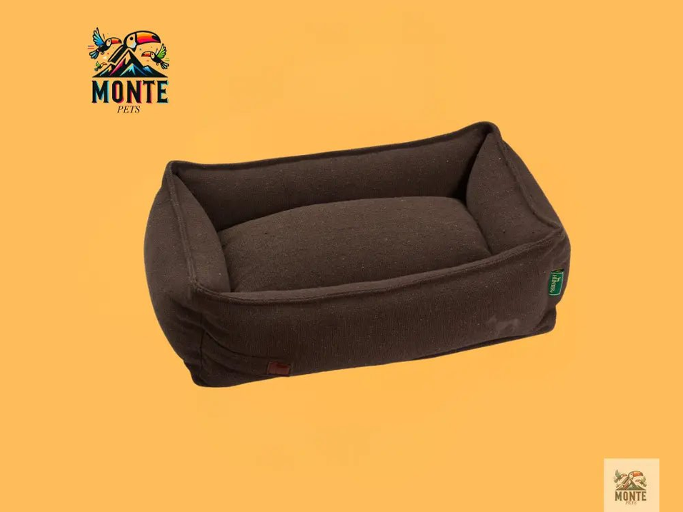 Hunter Belluno Hundebett 80 x 60 cm Braun | MONTE PETS