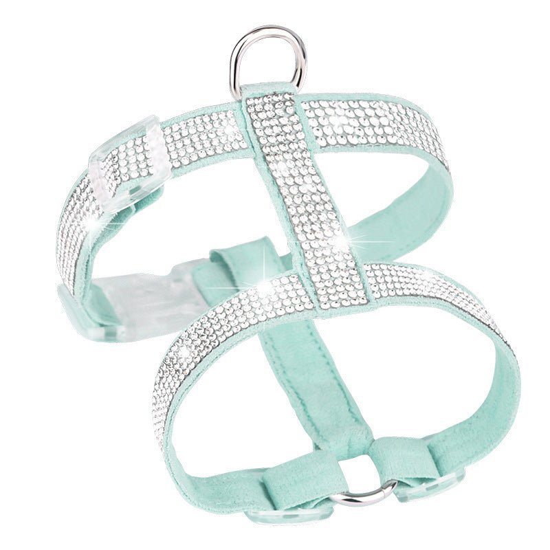 Glitzer Hundegeschirr verstellbar mit Strass | MONTE PETS