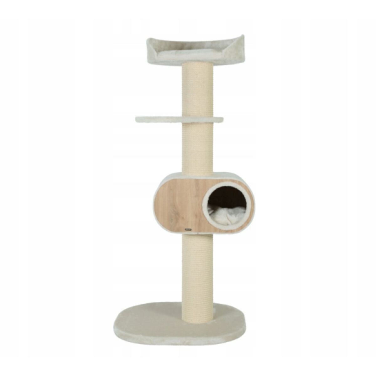 Kratzbaum für Katzen Beige Sisal | MONTE PETS