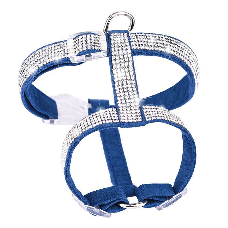 Glitzer Hundegeschirr verstellbar mit Strass | MONTE PETS