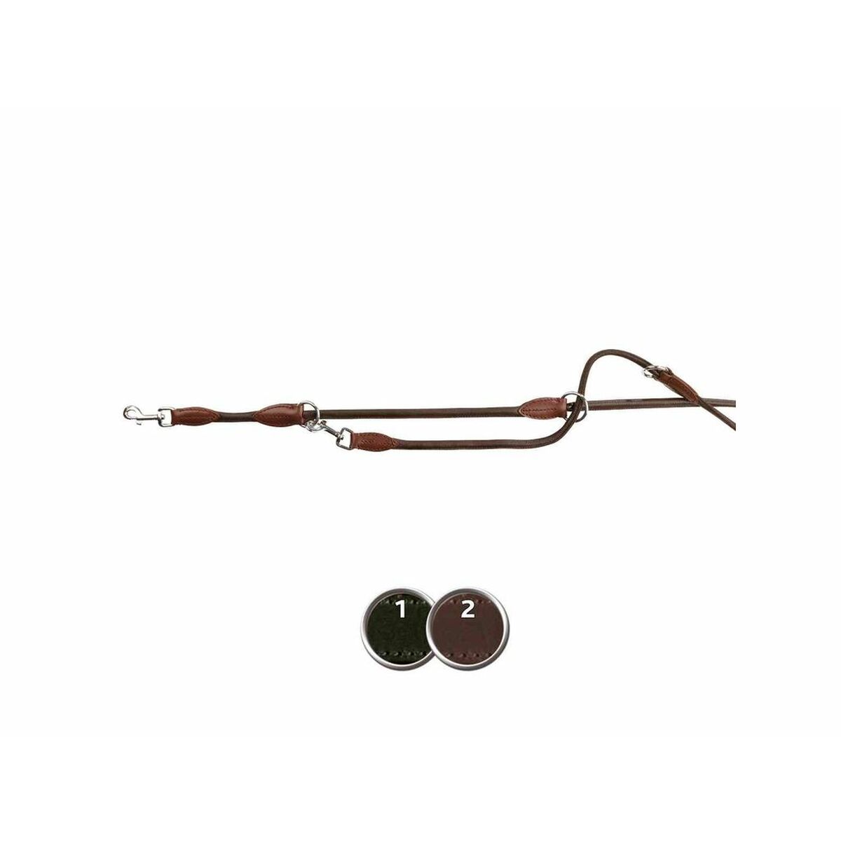 Verstellbare Hundeleine Trixie Active Dunkelbraun 2 m S/M