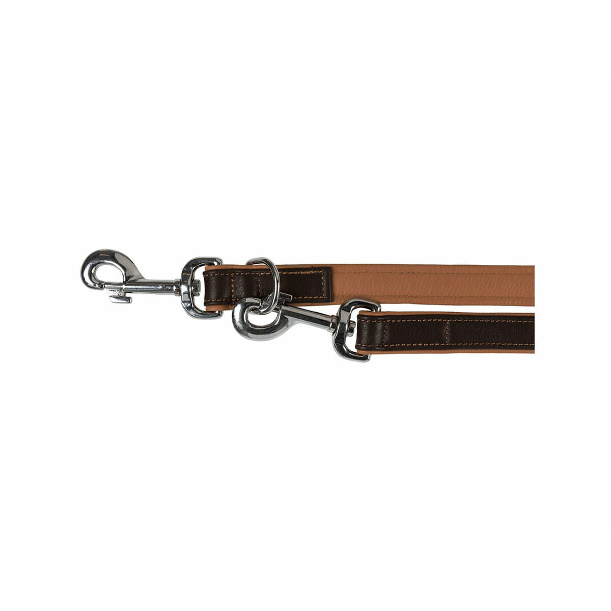 Verstellbare Hundeleine Trixie Braun Hellbraun M/L 2 m