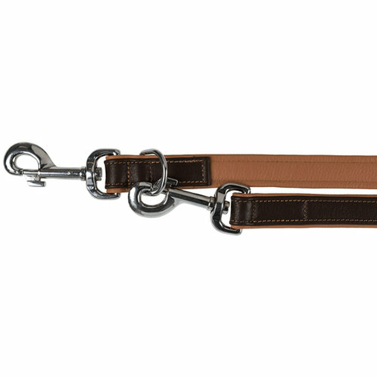 Verstellbare Hundeleine Trixie Braun Hellbraun M/L 2 m
