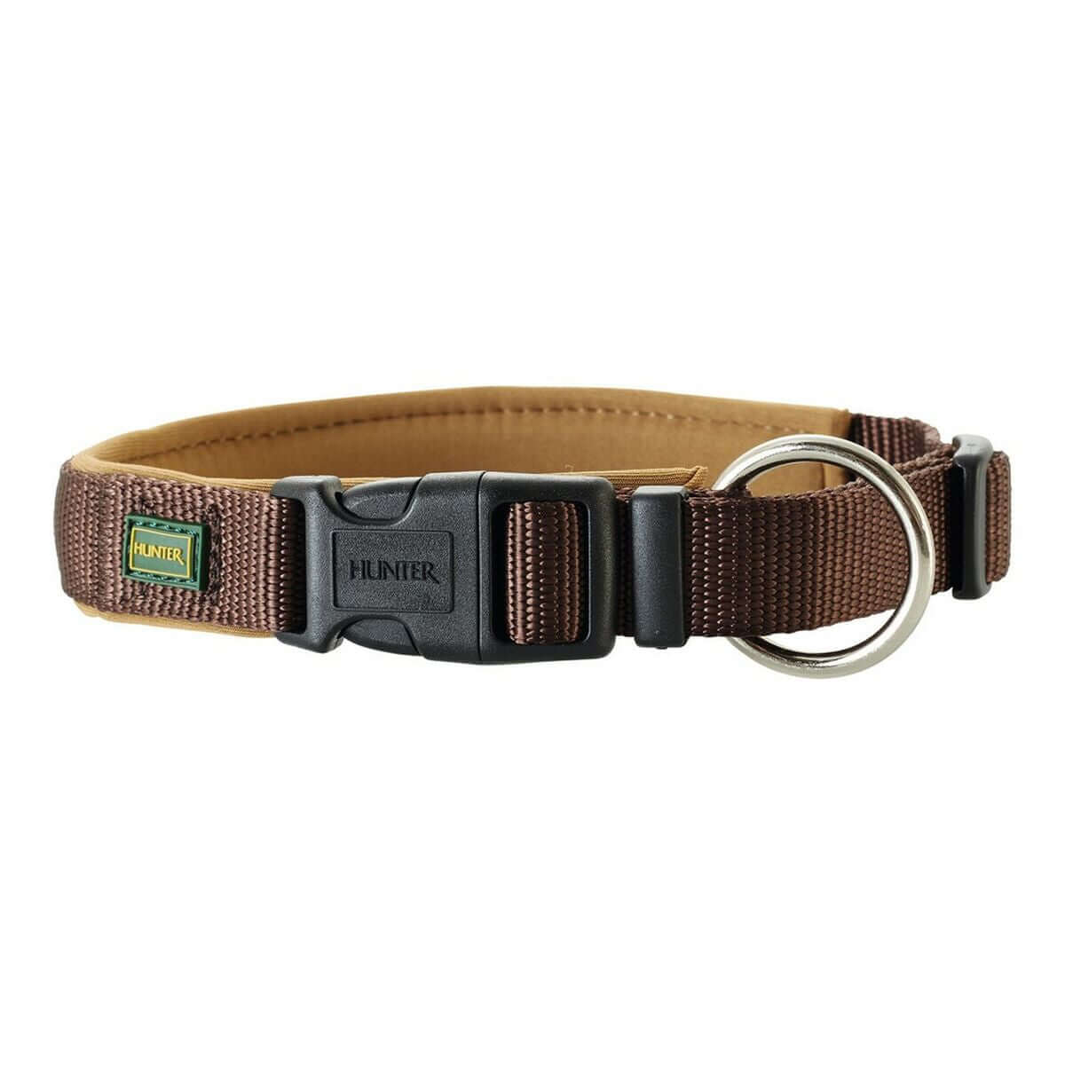 Hundehalsband Hunter Neopren Vario Braun 28-30 cm | MONTE PETS