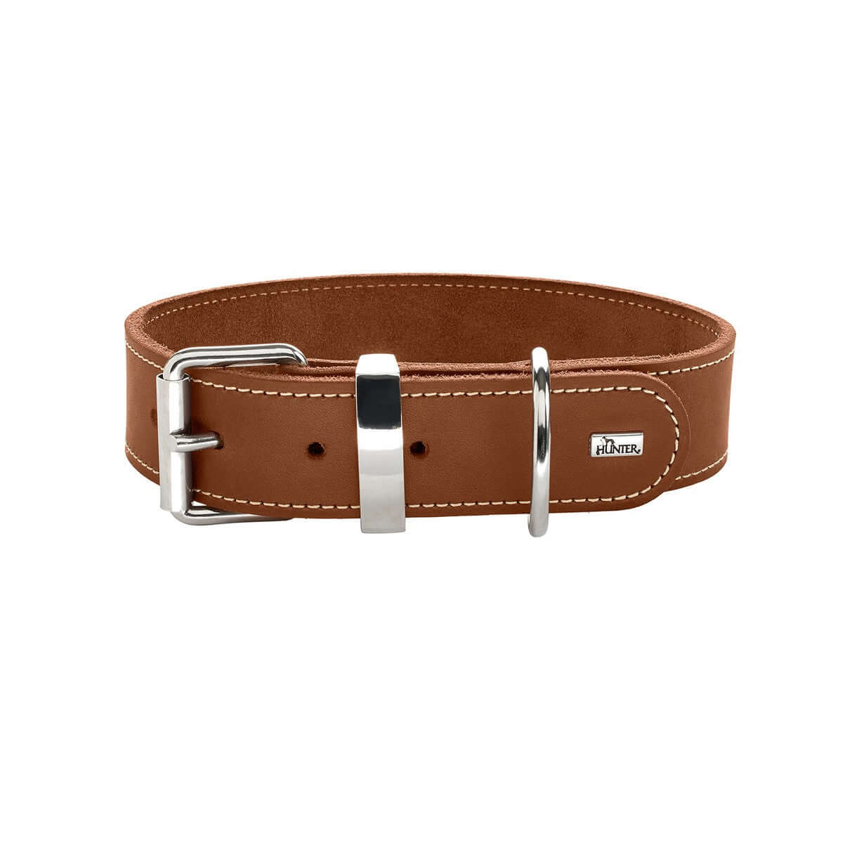 Hundehalsband Hunter Aalborg Cognac 30-38 cm | MONTE PETS