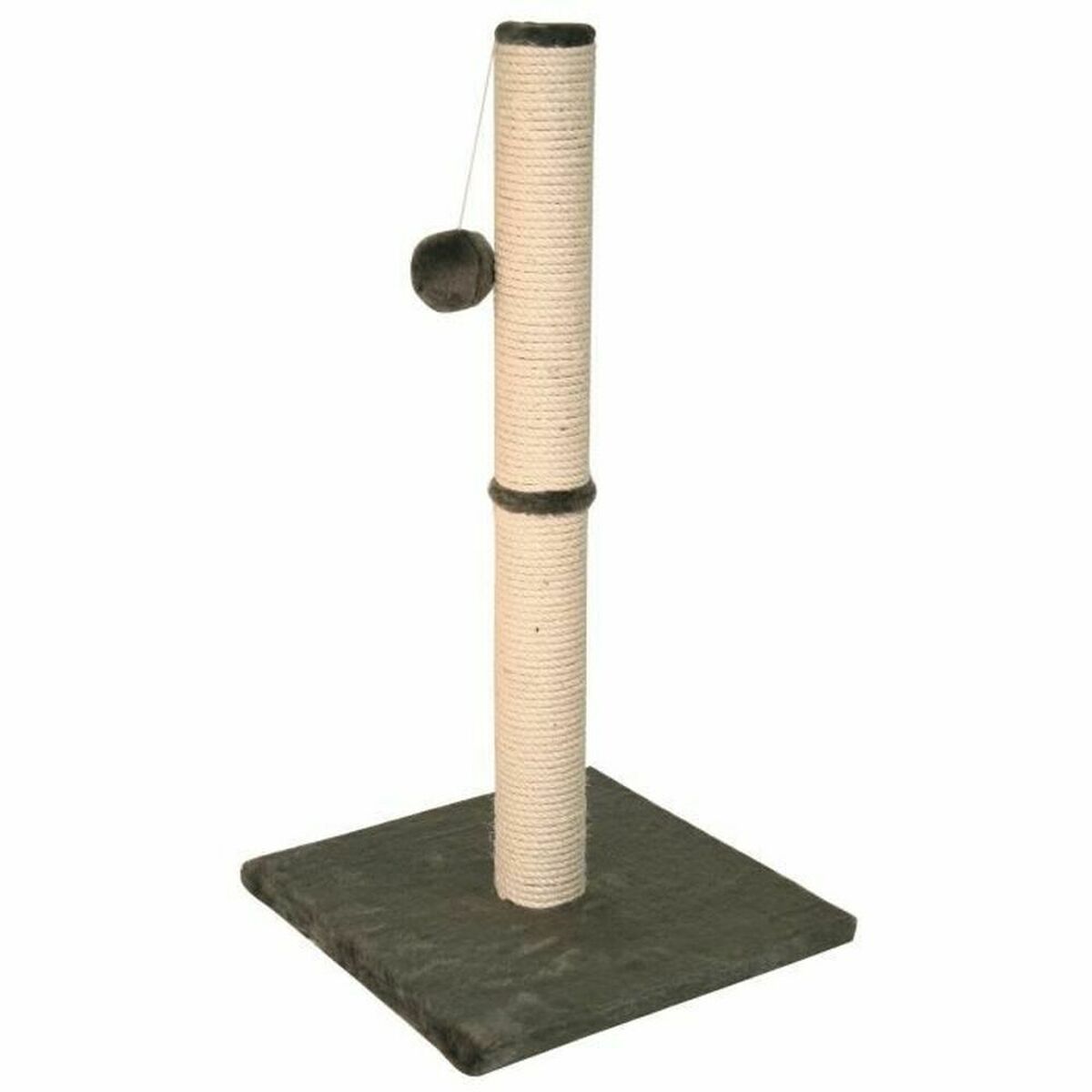 Kratzbaum für Katzen Kerbl Tube Opal Maxi 78 cm Grau Sisal | MONTE PETS