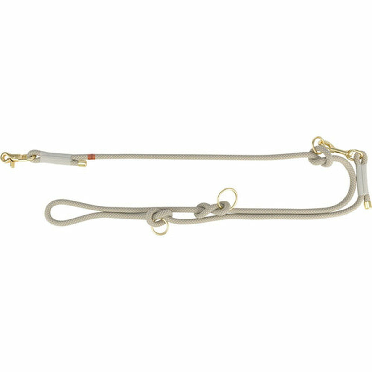 Verstellbare Hundeleine Trixie Soft Rope Grau Hellgrau L L/XL