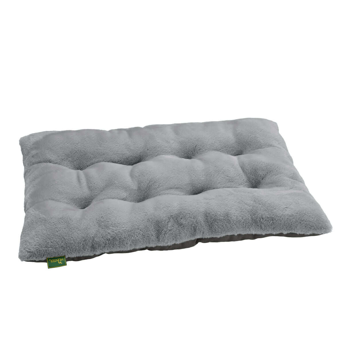 Hunter Rockford Hundebett Grau in schlichtem Design, 120 x 80 cm, bequemes Hunde-Bett aus hochwertigen Materialien.