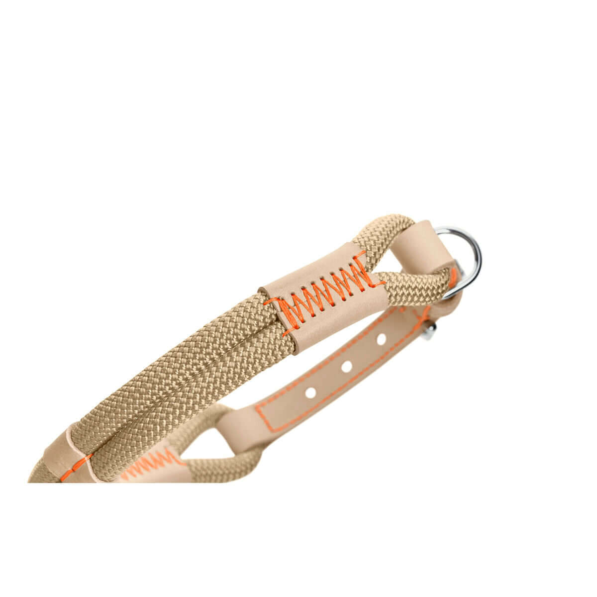 Hundehalsband Hunter Malia Beige 50-59 cm – robustes Design mit verstellbarem Maß für großen Hund