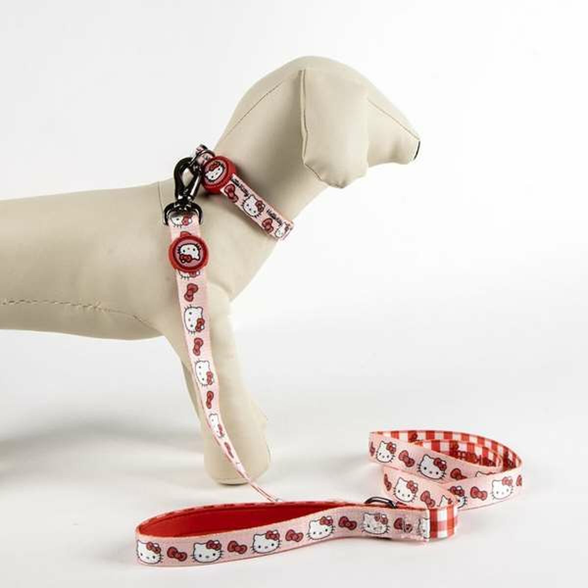 Hundehalsband Hello Kitty Rot M