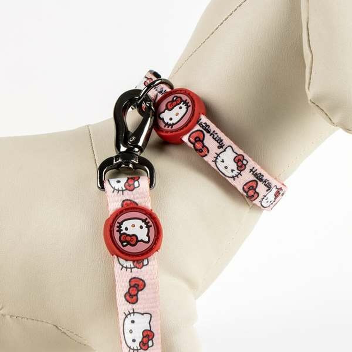 Hundehalsband Hello Kitty Rot M