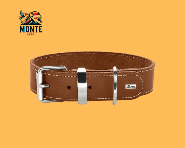 Hunter – Hundehalsband Cognac 24-30 cm | MONTE PETS