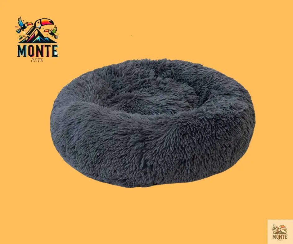 Fluffy Comfort – Rundes Kuschelbett für Hunde und Katzen | MONTE PETS