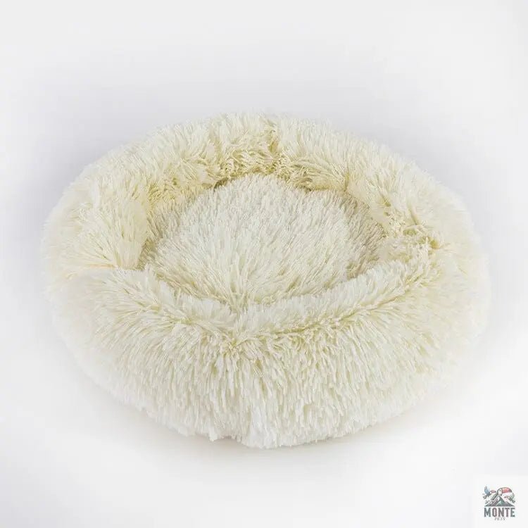 Fluffy Comfort – Rundes Kuschelbett für Hunde und Katzen | MONTE PETS