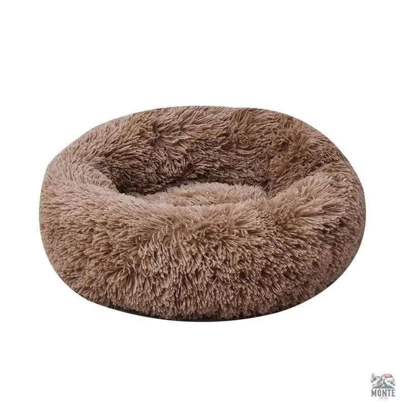 Fluffy Comfort – Rundes Kuschelbett für Hunde und Katzen | MONTE PETS