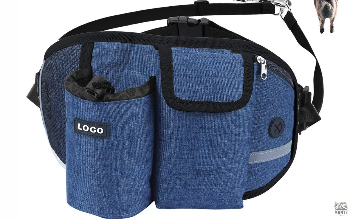 Freihand-Gürteltasche – Hundesicherheit Schwarz Unisex | MONTE PETS