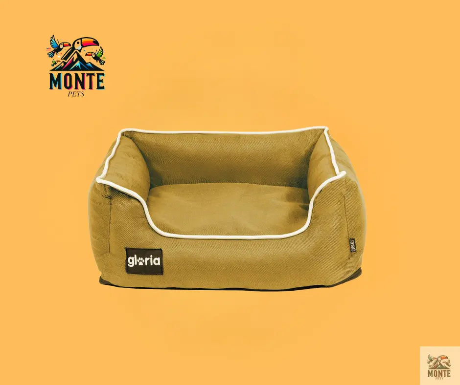Gloria Ametz – Hundebett Gelb 60 x 52 cm | MONTE PETS