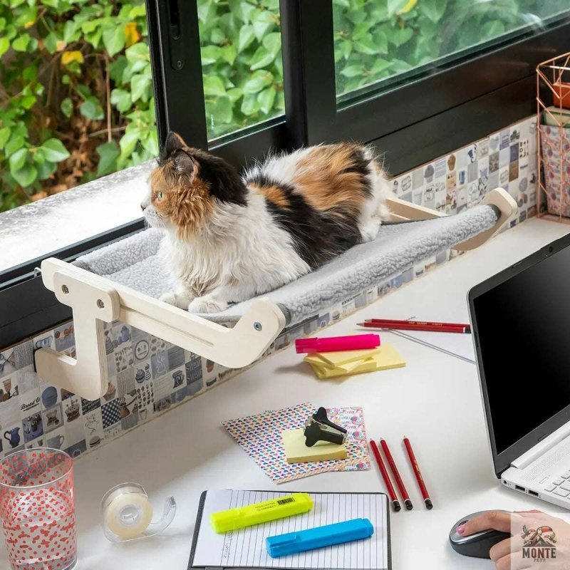 Hamacat – Katzenhängematte mit Fensterbefestigung | MONTE PETS