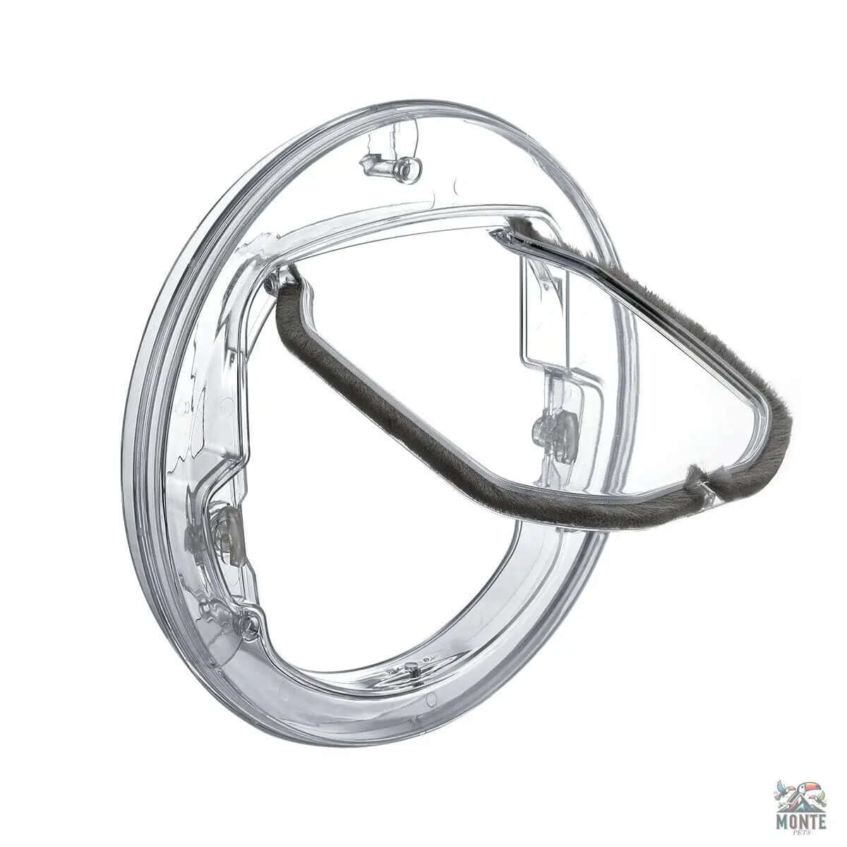 Haustiertür Transparent Rund | Komfortabler Zugang für Katzen & kleine Hunde