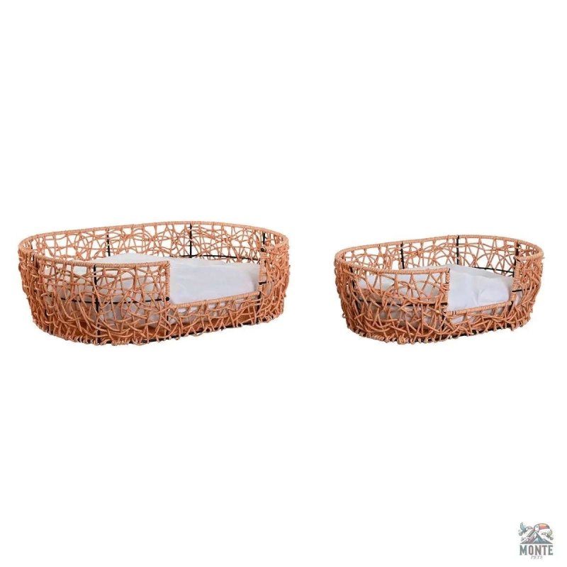 Home ESPRIT – Rattan Haustierbett im 2er-Set | MONTE PETS