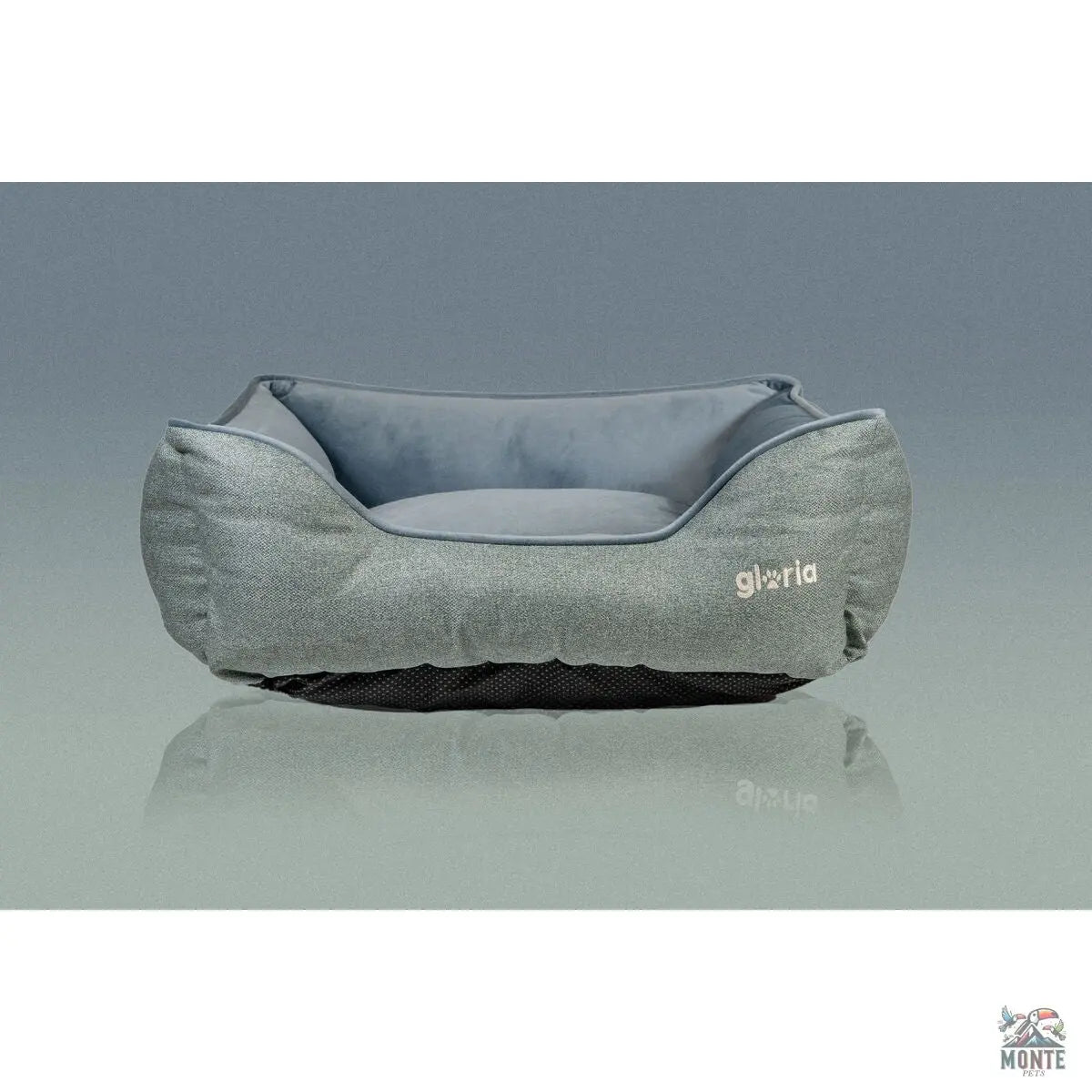 Hundebett Gloria Cadaqués Blau 100 x 80 cm rechteckig
