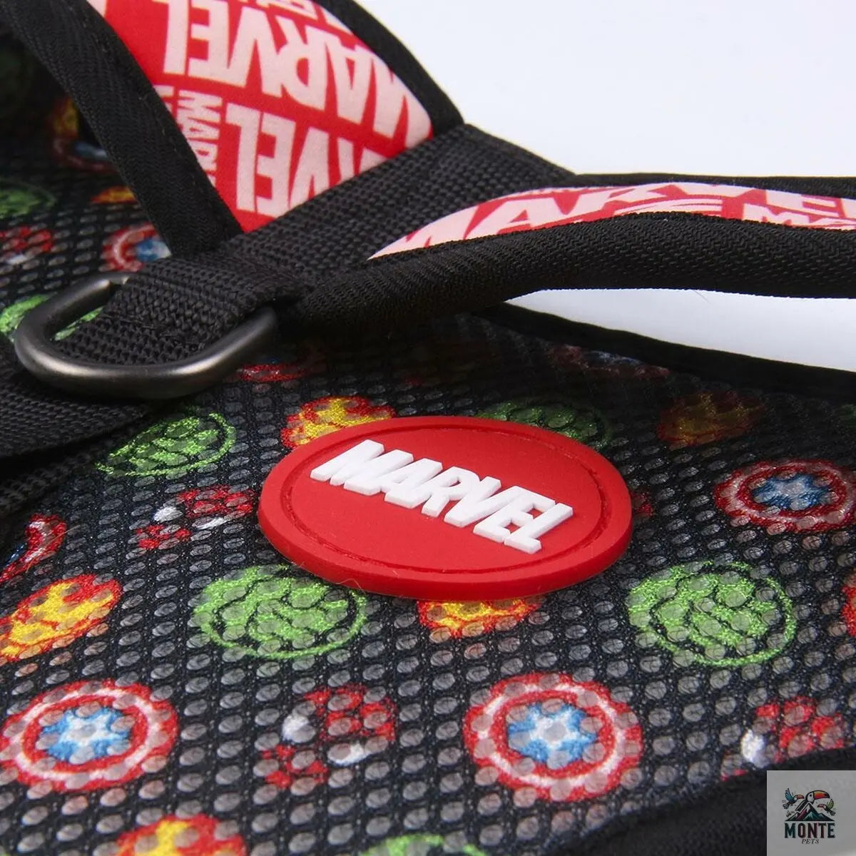Hundegeschirr Marvel Reversibel Rot XS-MONTE-PETS