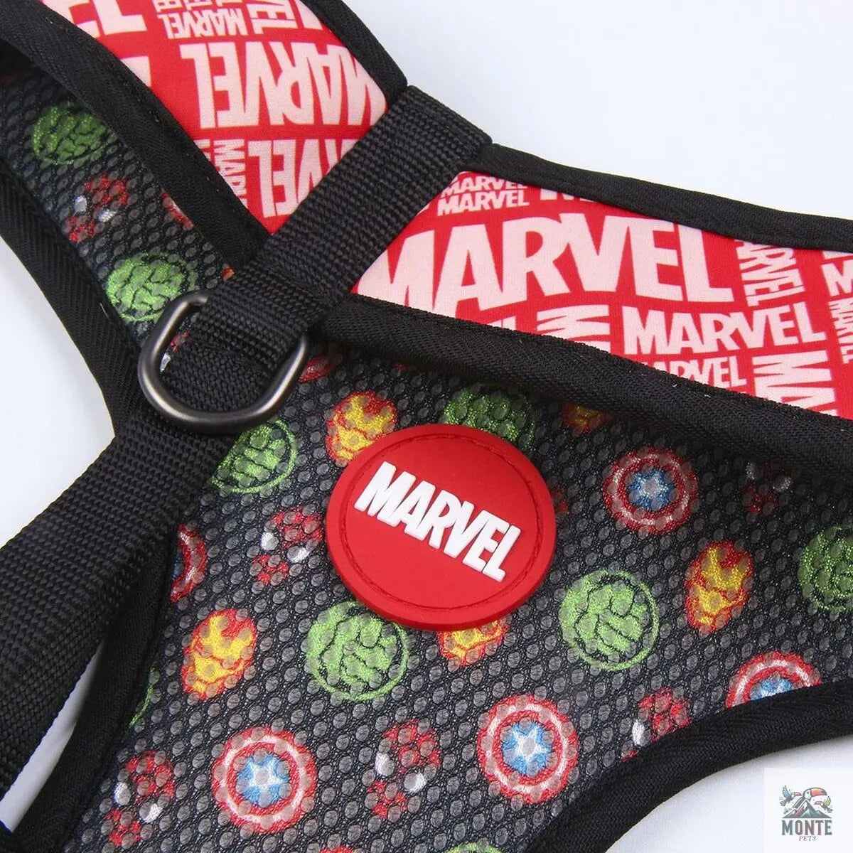 Hundegeschirr Marvel Reversibel Rot XS-MONTE-PETS