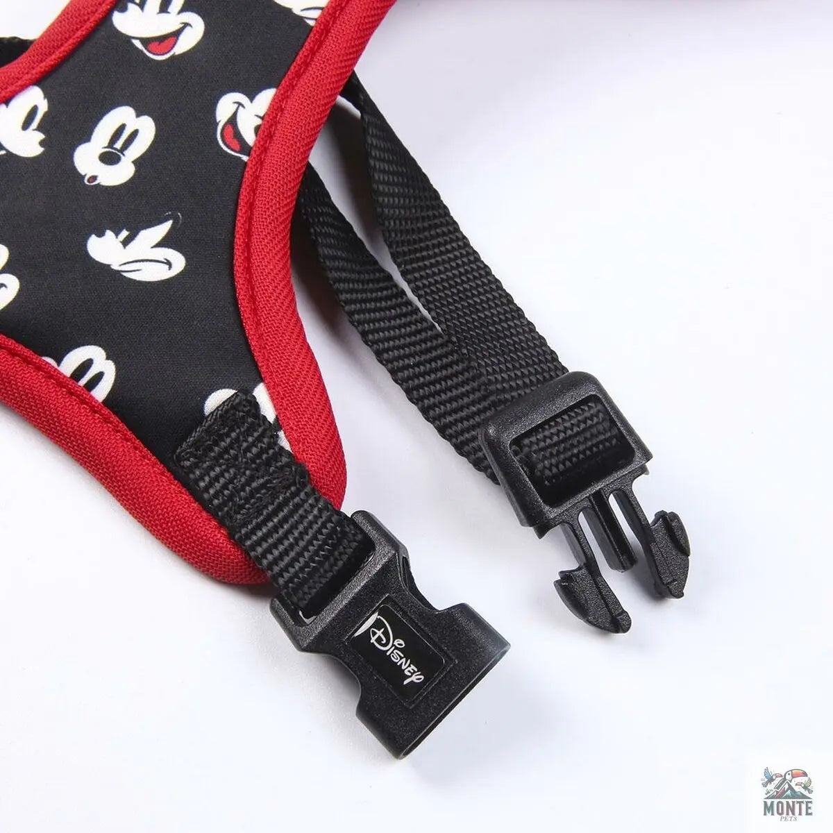 Hundegeschirr Mickey Mouse XXS/XS Schwarz-MONTE-PETS