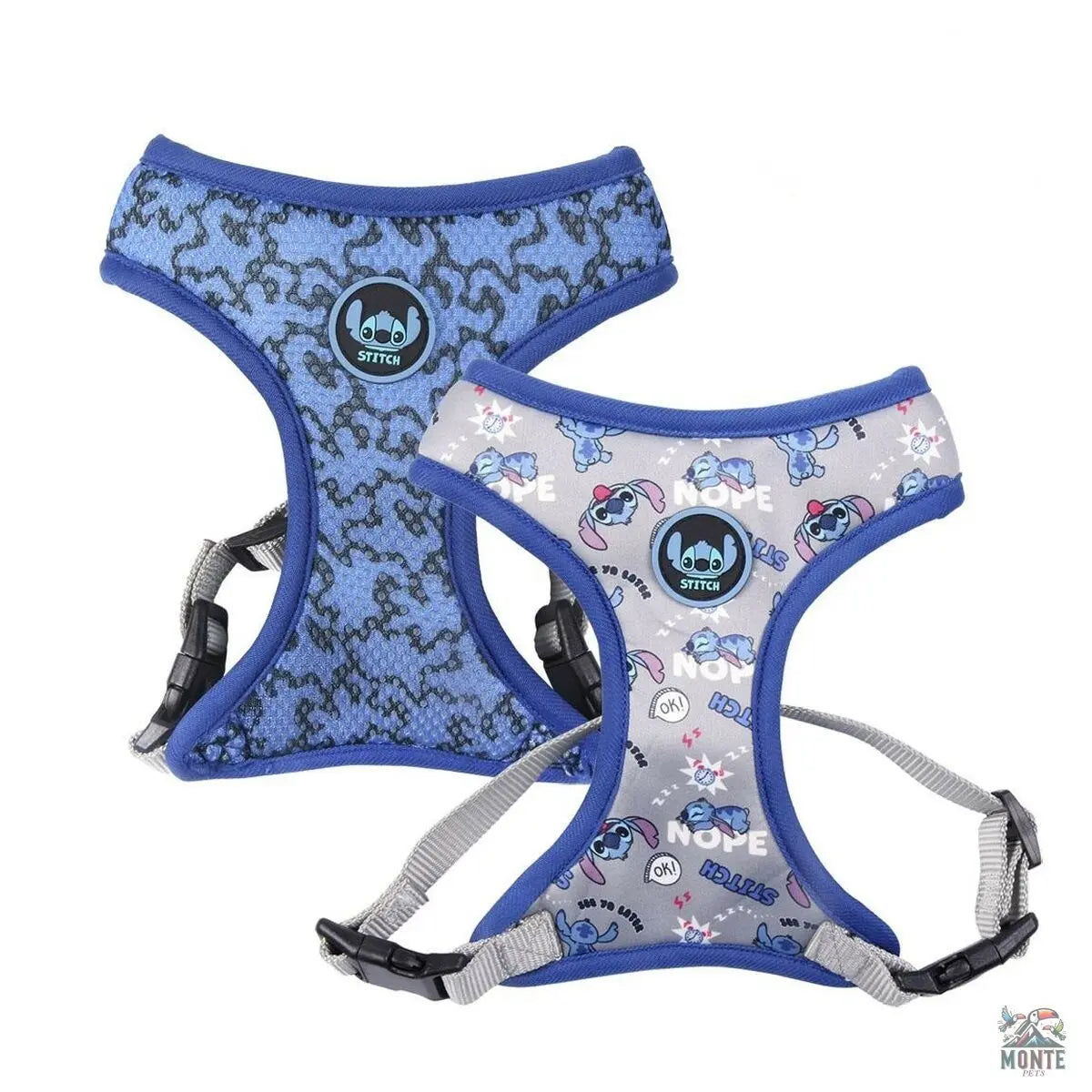 Hundegeschirr Stitch XS/S Dunkelblau-MONTE-PETS