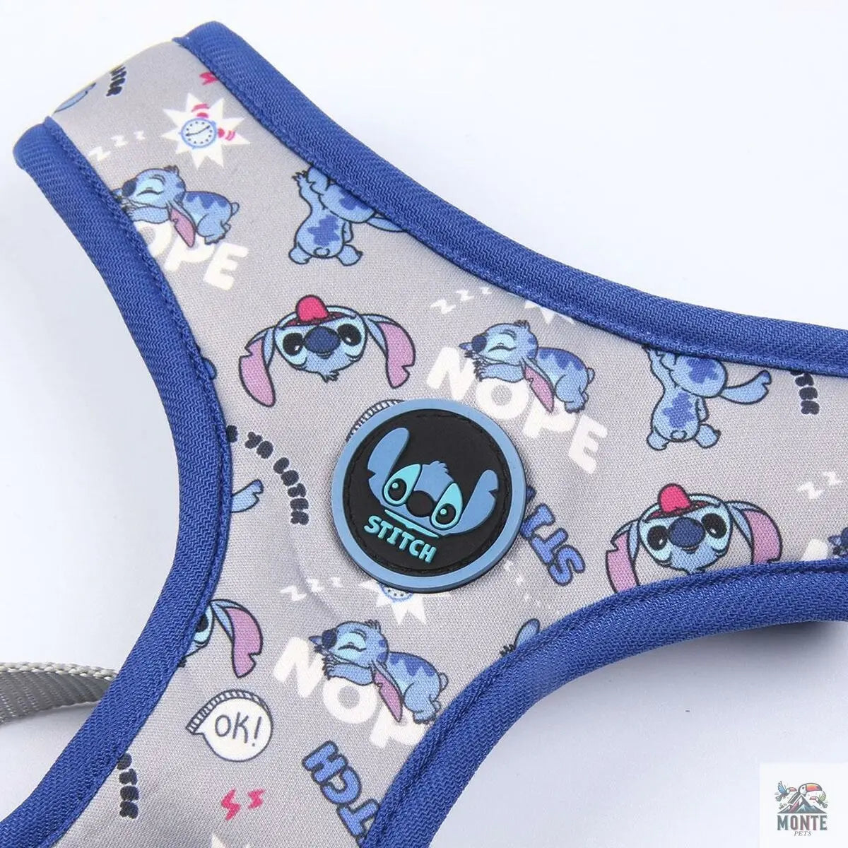 Hundegeschirr Stitch XS/S Dunkelblau-MONTE-PETS