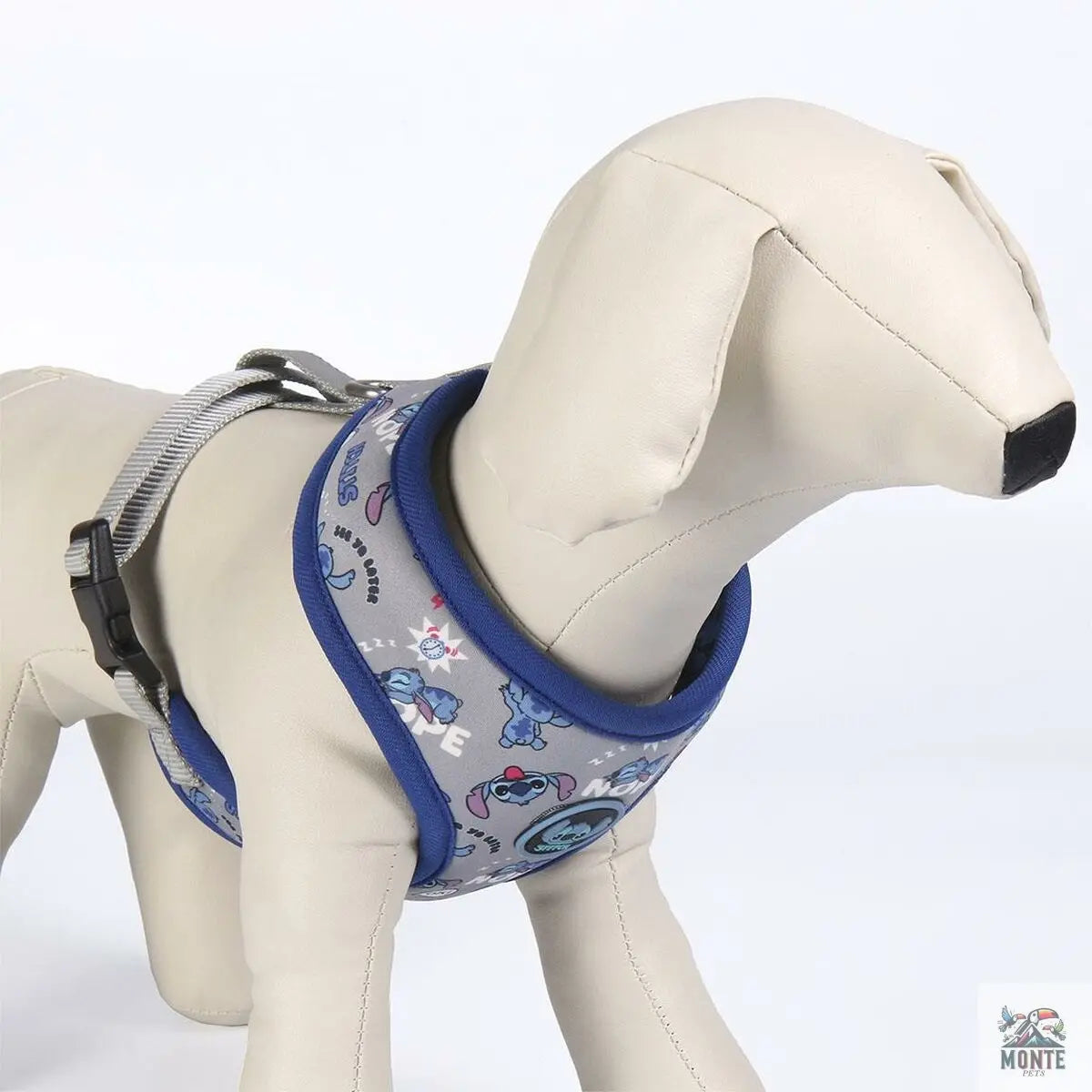 Hundegeschirr Stitch XS/S Dunkelblau-MONTE-PETS