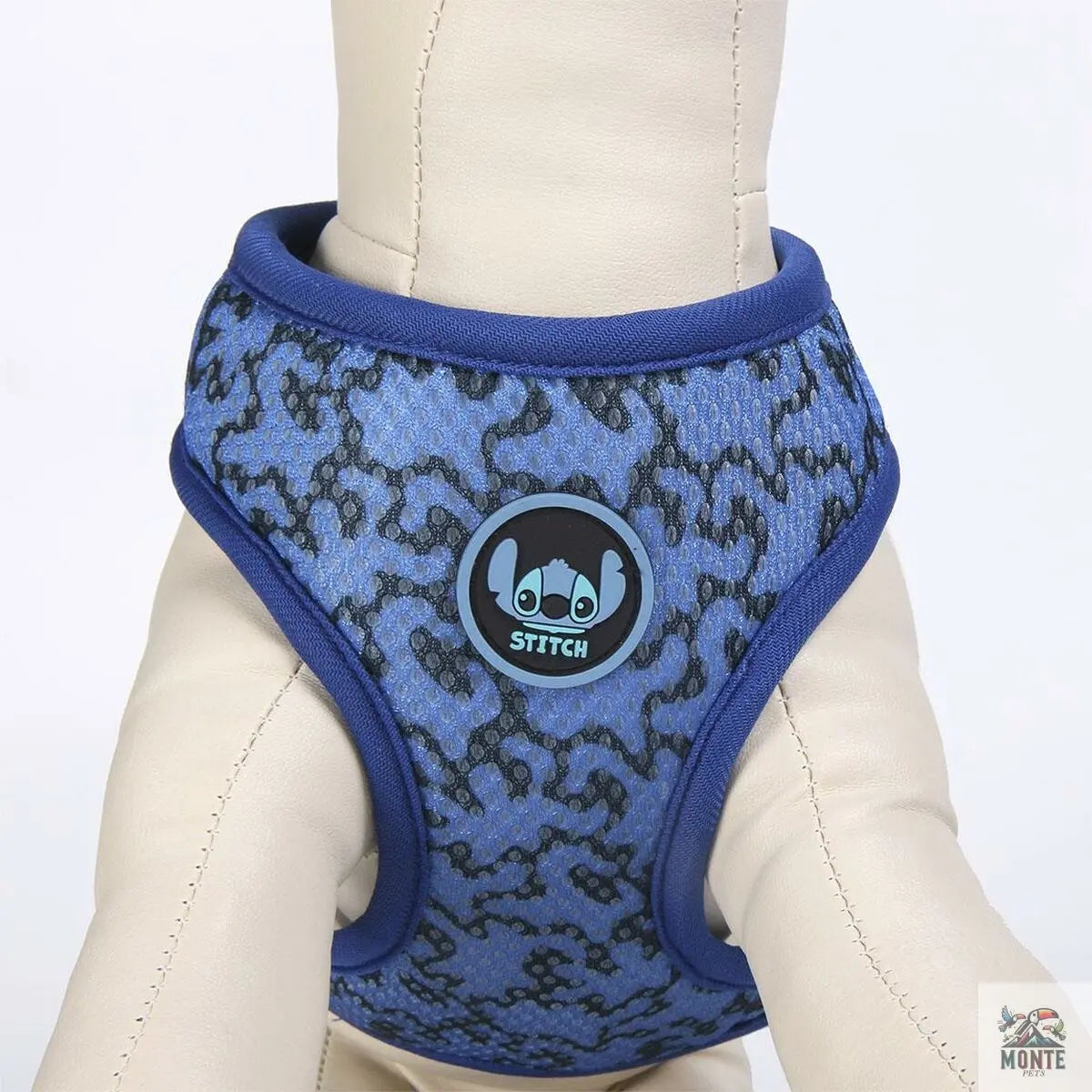 Hundegeschirr Stitch XS/S Dunkelblau-MONTE-PETS
