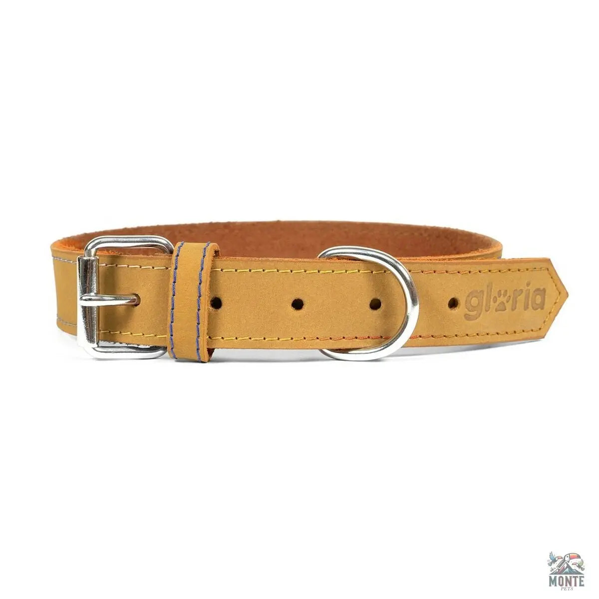 Hundehalsband Gloria Oasis Gelb 40 cm (1,5 x 40 cm)-MONTE-PETS