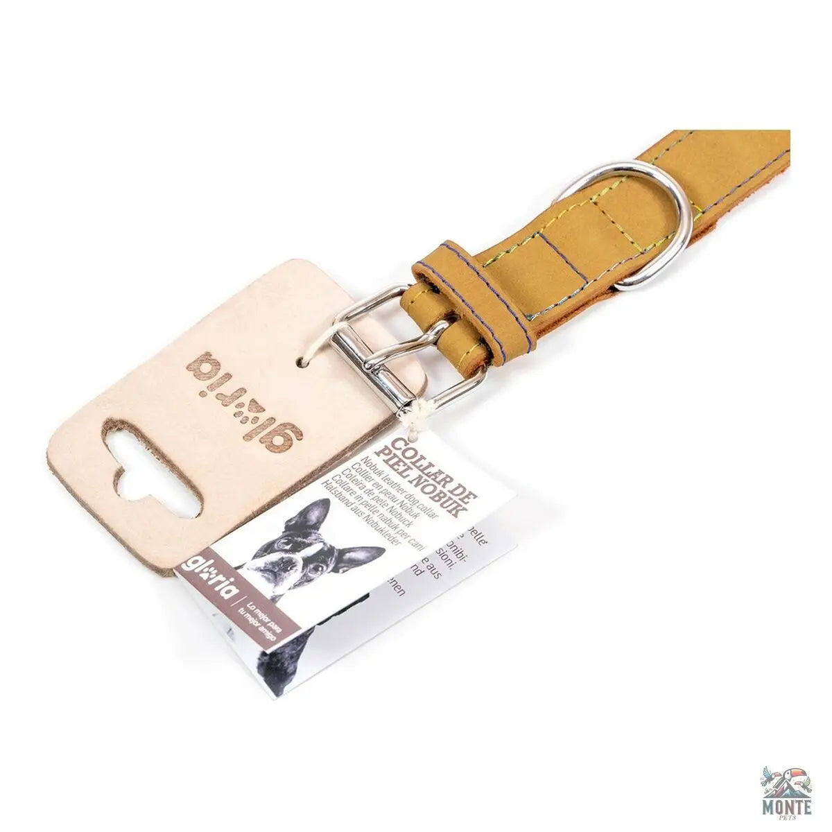 Hundehalsband Gloria Oasis Gelb 40 cm (1,5 x 40 cm)-MONTE-PETS