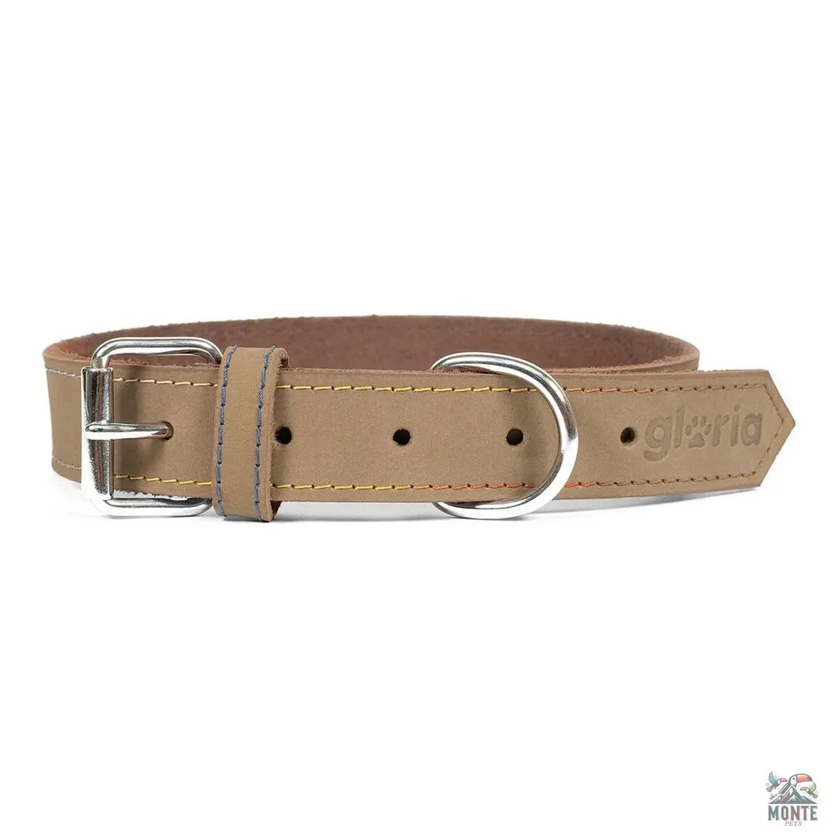 Hundehalsband Gloria Oasis Weiß 55 cm (55 x 2,5 cm)-MONTE-PETS