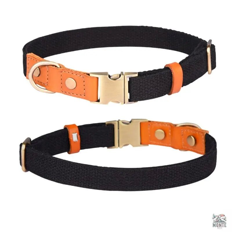 Komfort Klassik – Elegantes Hundehalsband aus Leder | MONTE PETS