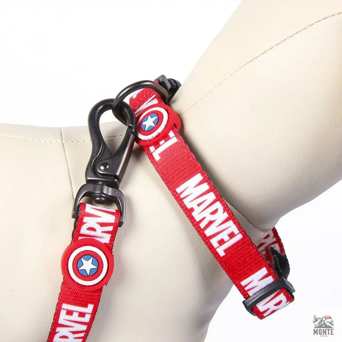 Hundehalsband Marvel XXS/XS Rot-MONTE-PETS