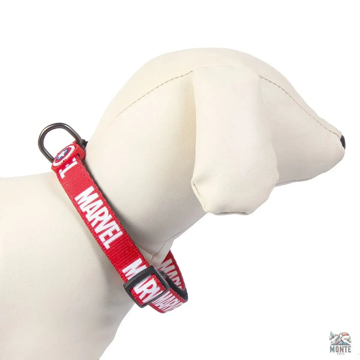 Hundehalsband Marvel XXS/XS Rot-MONTE-PETS