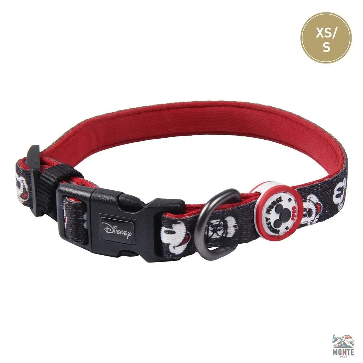 Hundehalsband Mickey Mouse Schwarz XS/S-MONTE-PETS