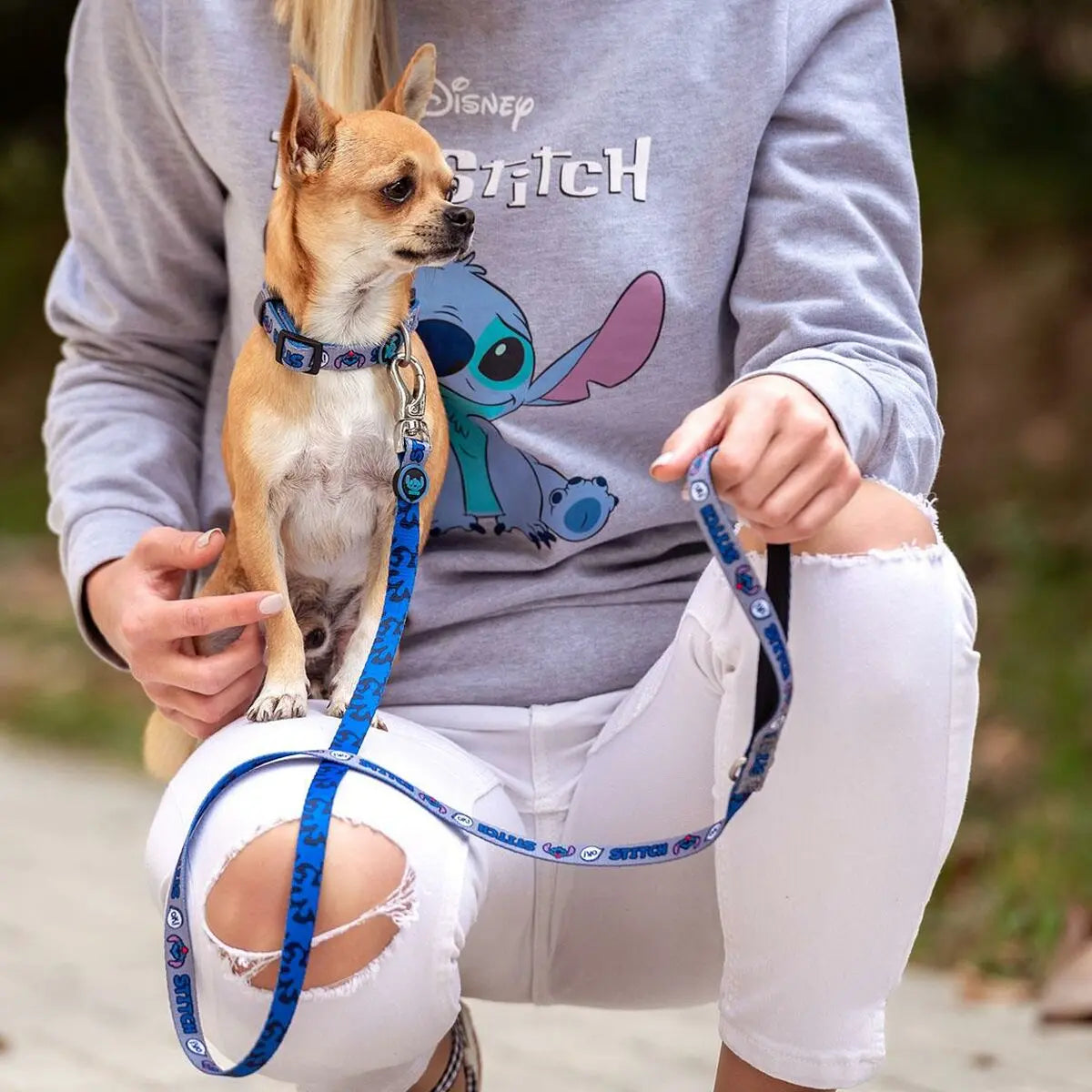Hundehalsband Stitch Dunkelblau XS/S-MONTE-PETS