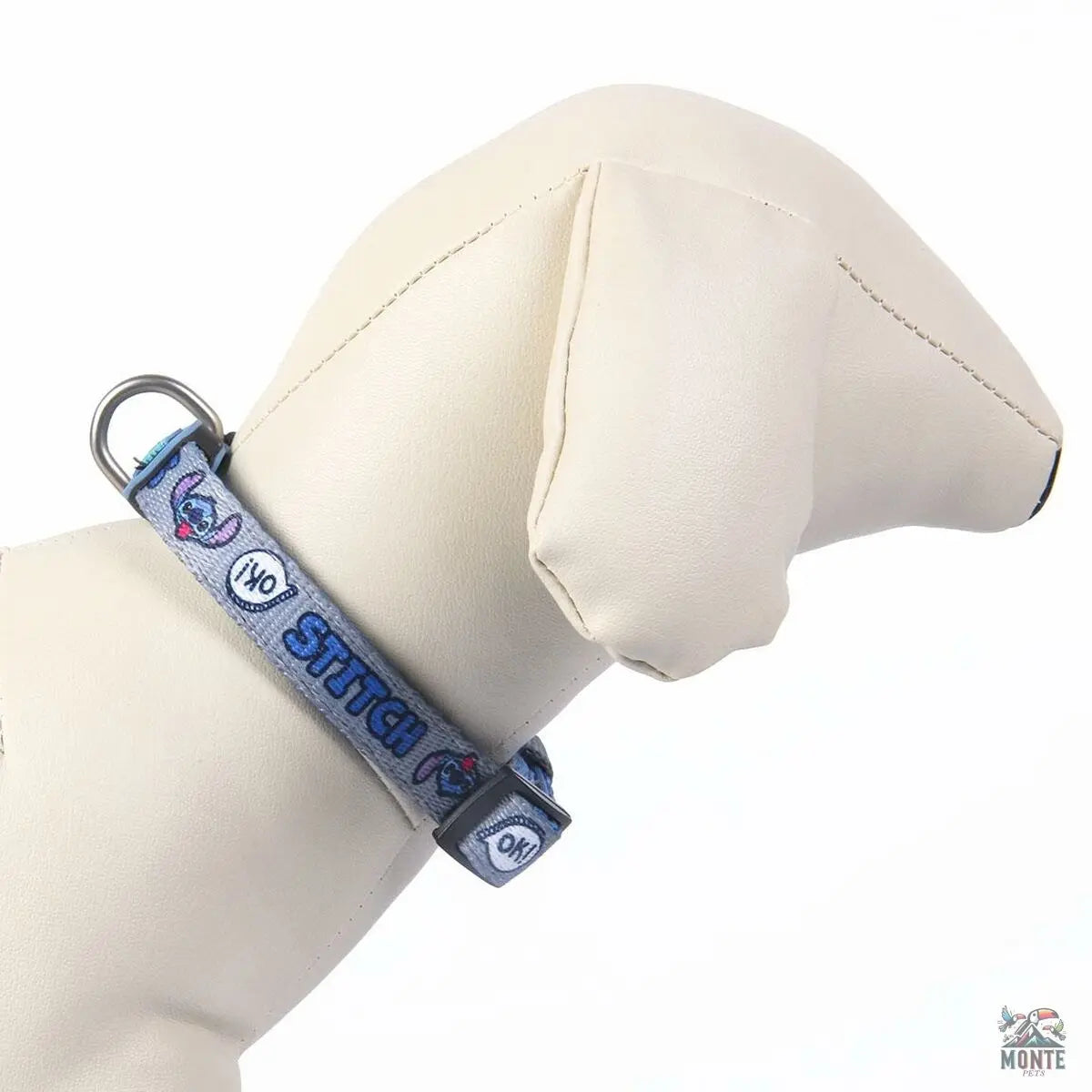 Hundehalsband Stitch XXS/XS Dunkelblau-MONTE-PETS