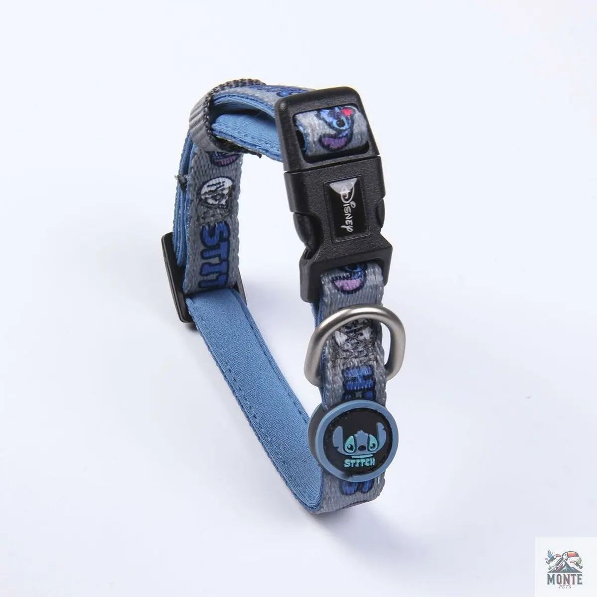 Hundehalsband Stitch XXS/XS Dunkelblau-MONTE-PETS