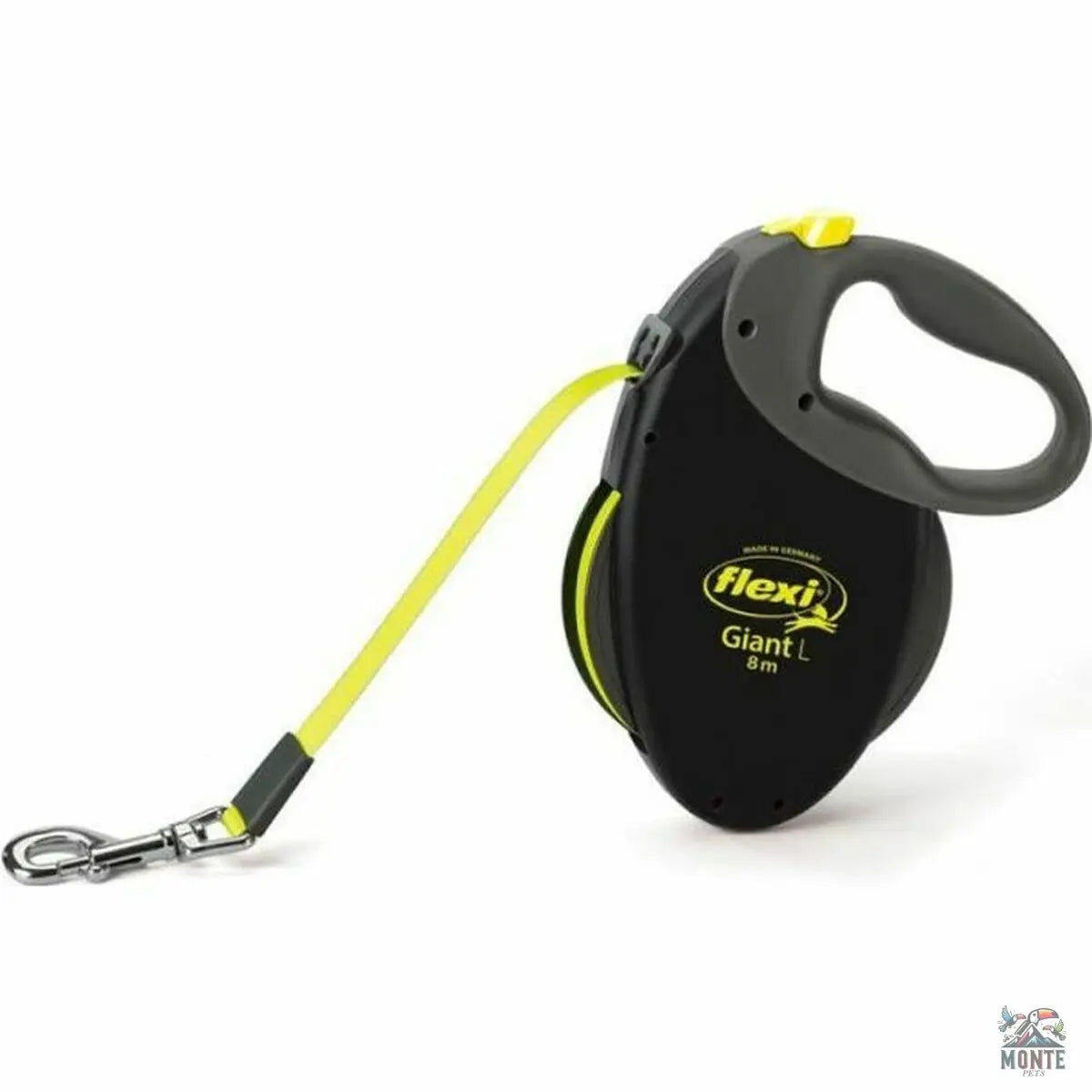 Hundeleine Flexi New Classic Bunt Gelb/Schwarz L-MONTE-PETS