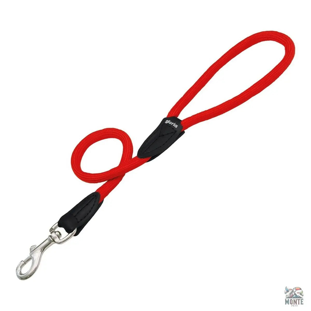Hundeleine Gloria 1.2 x 120 cm Rot-MONTE-PETS