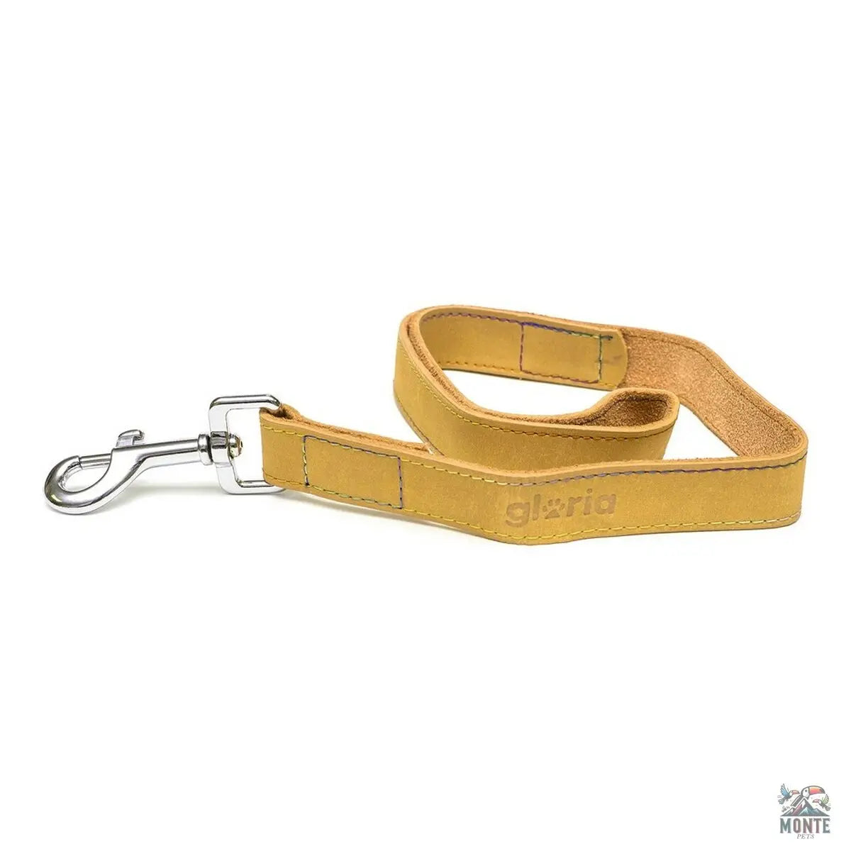 Hundeleine Gloria Oasis 1.5 x 100 cm Gelb-MONTE-PETS