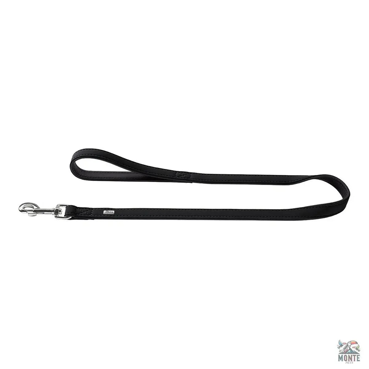 Hundeleine Hunter SOFTIE Schwarz 100 cm-MONTE-PETS