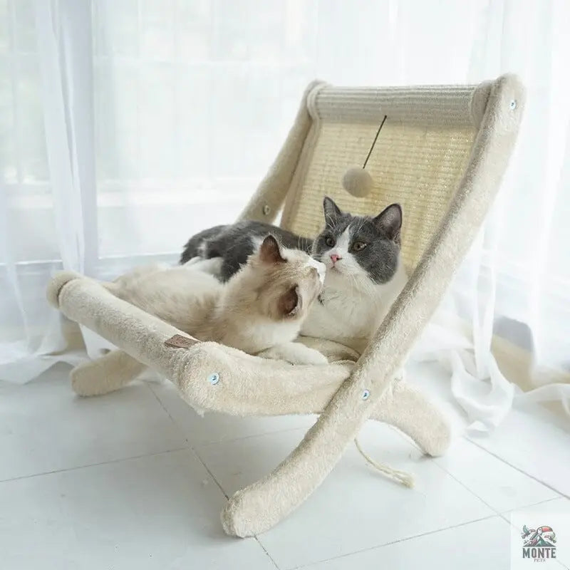 Katzen-Loungesofa – Grau 60×40 cm | MONTE PETS