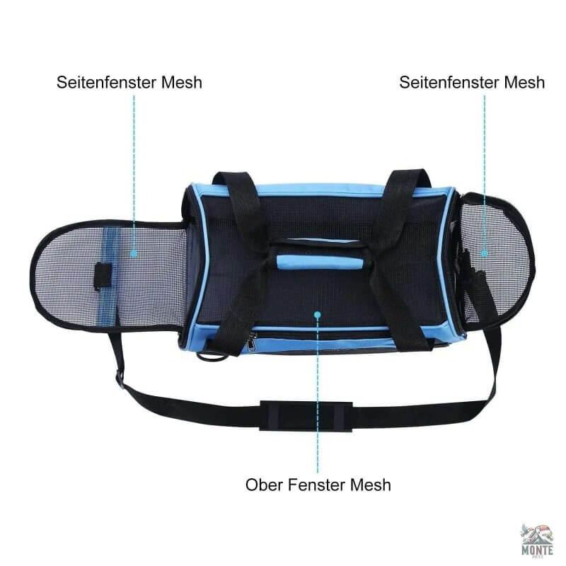 KatzenKomfort – Faltbare Katzentragetasche mit Belüftung | MONTE PETS