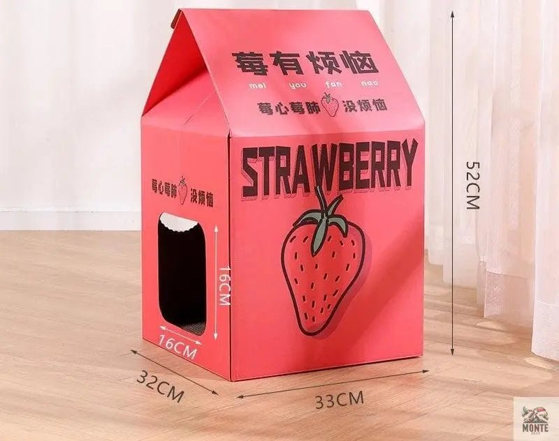 JuicyDream – Stylisches Katzenhaus aus Wellpappe | MONTE PETS