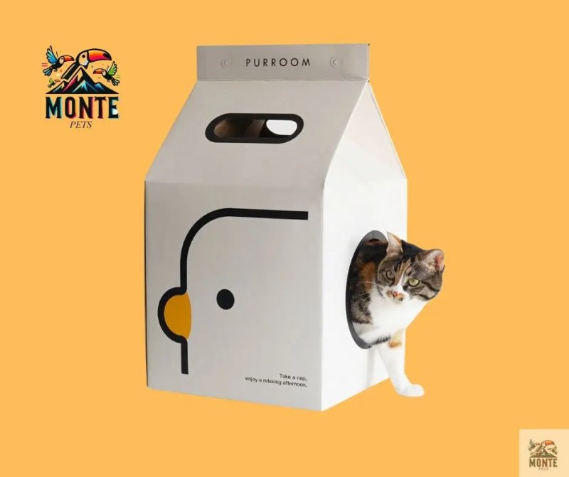 Purroom Relax – Modernes Katzenhaus mit Kratzfunktion | MONTE PETS